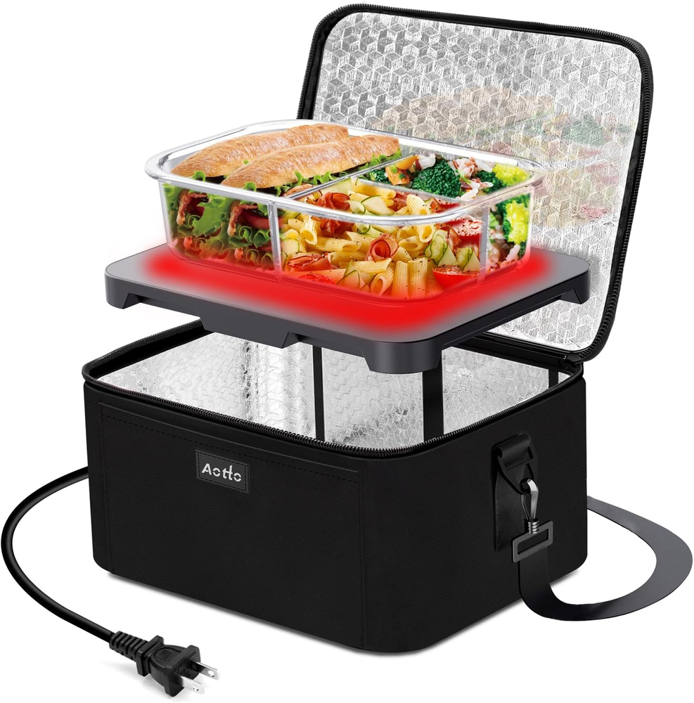 Portable 80W Electric Lunch Box Food Warmer and Heater Oven