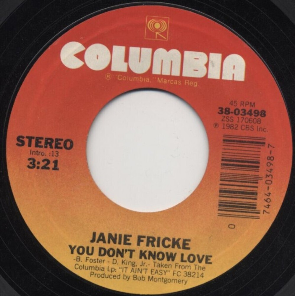 Janie Fricke - You Don't Know Love / Heart To Heart Talk 7