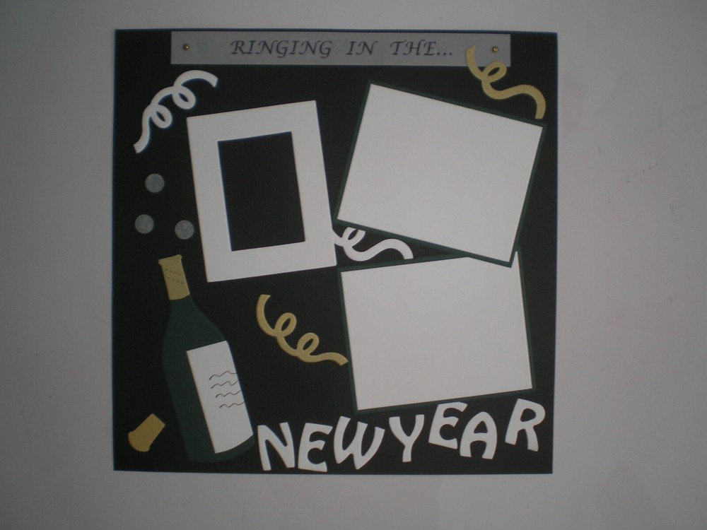 New Years 1 #411 premade scrapbook pages-image