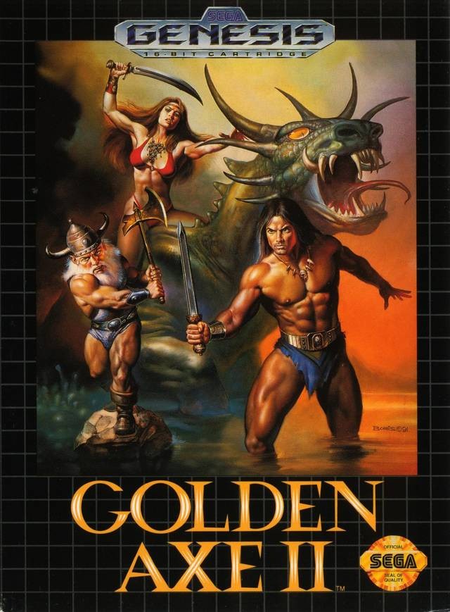 Golden Axe II For Sega Genesis Vintage Fighting