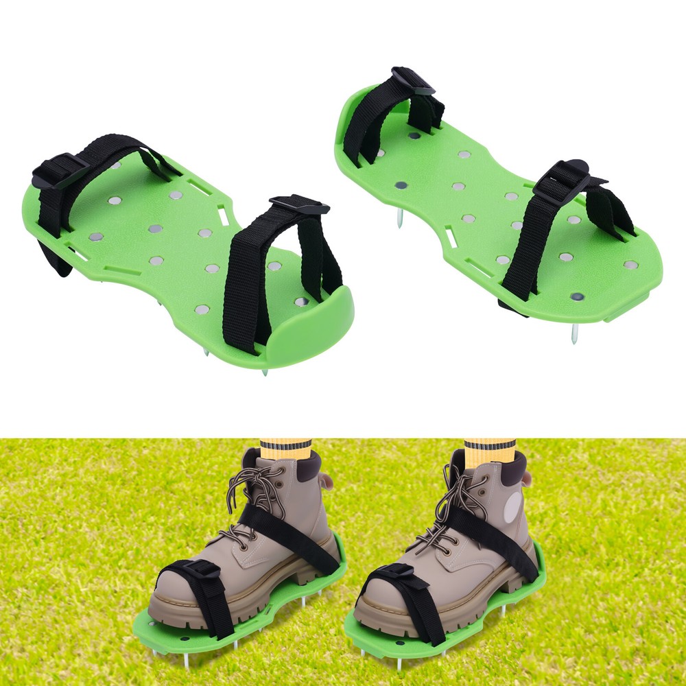 Pair Spiked Shoes Universal For Epoxy Resin Floor Spiked Screed Shoes Spikes US