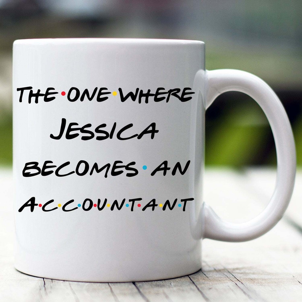 Personalized Accountant Graduation Mug Accountant Promotion Gift Graduation Gift