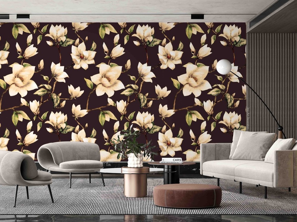 3D Baroque Style Flowers Pattern Wall Murals Wallpaper Murals Wall Sticker 36