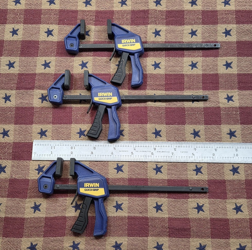 3x Irwin Quick-Grip Mini 5