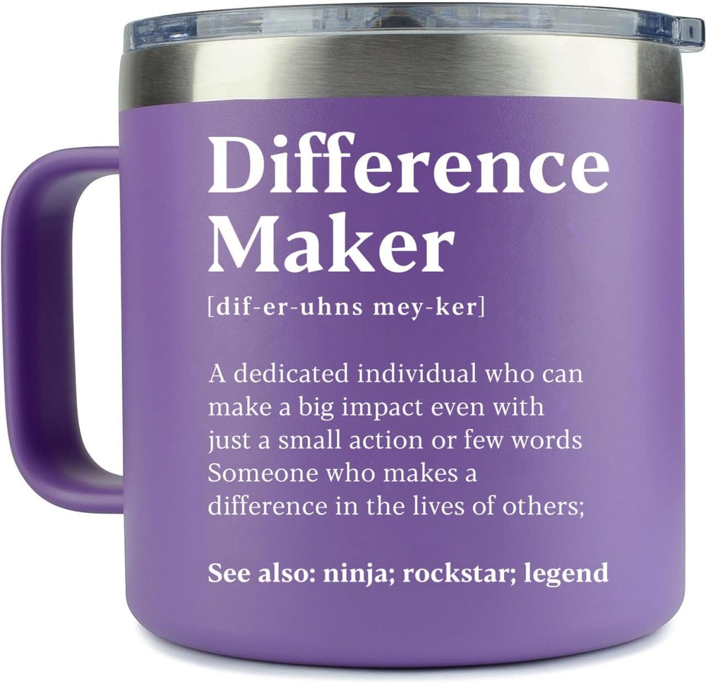 Difference Maker Gifts for Women, Boss Gifts, Christmas, Birthday, Thank You Gif