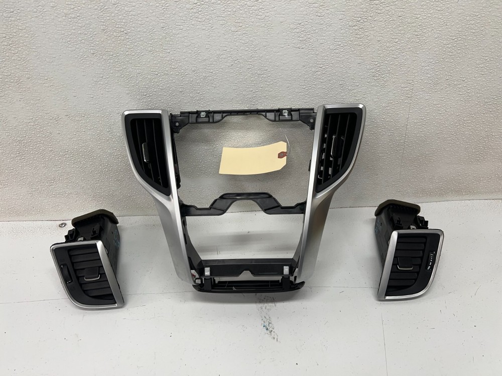 15-17 ACURA TLX FRONT DASH AIR VENT GRILLES & RADIO TRIM BEZEL SET, OEM LOT3510