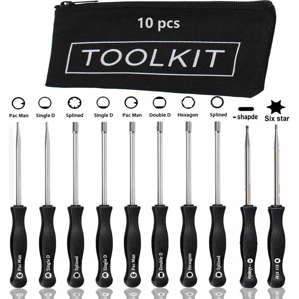 10pcs Carburetor Adjustment Tool Kit for Echo Poulan 2-Cycle Small Engines