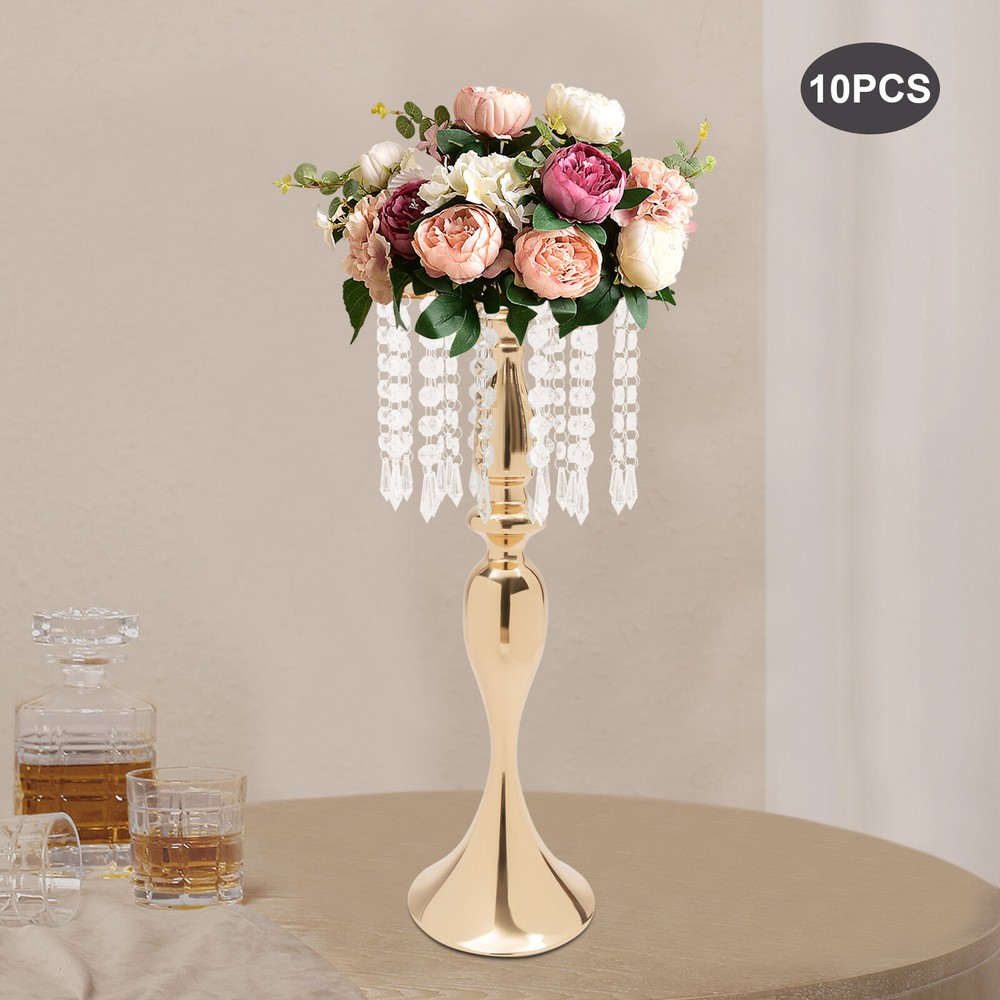 10* Flower Vase Flower Holders Stand Centerpieces for Wedding Dining Table Decor