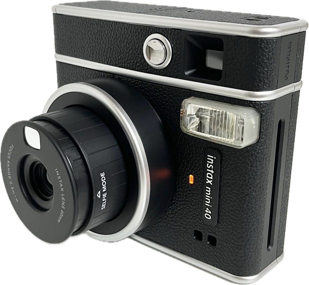 Fujifilm INSTAX MINI 40 Instant Camera - Black - Compact & Stylish