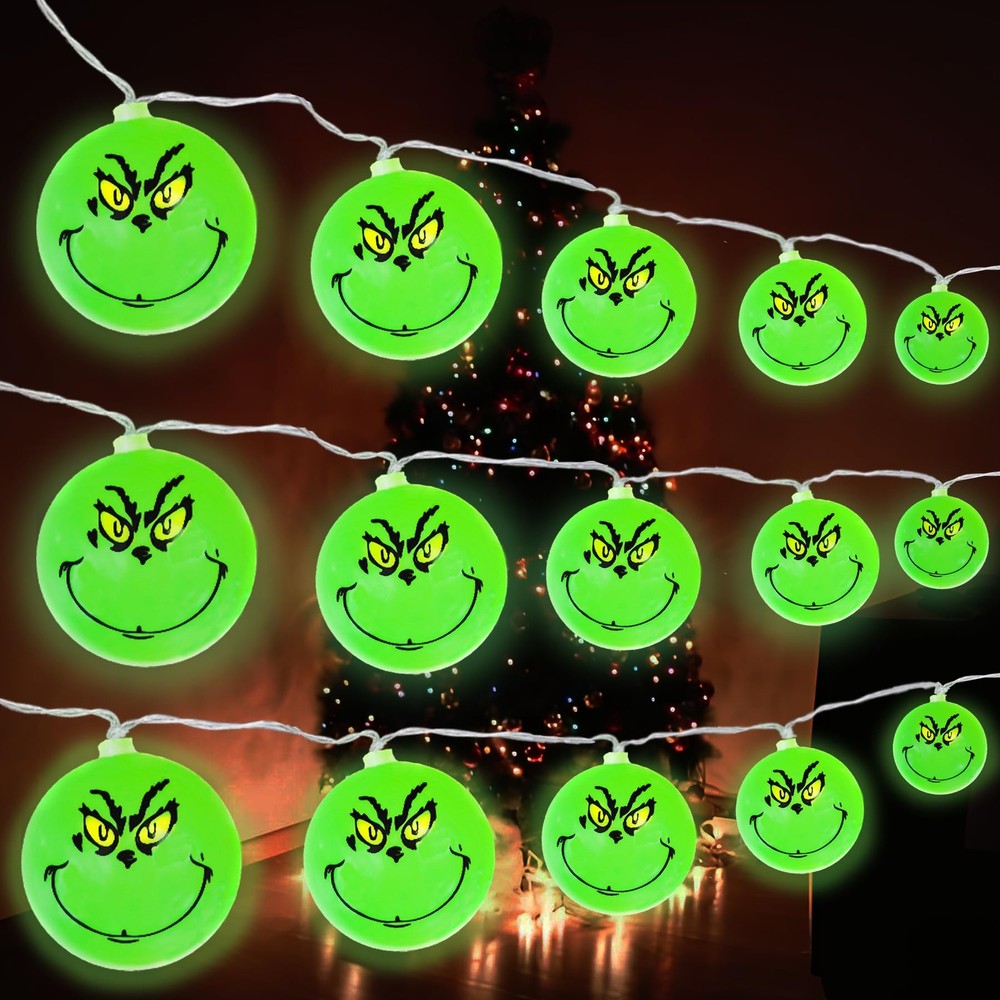 Christmas Lights, 30 LED 15 Ft Battery Operated Christmas String Lights, Chri...