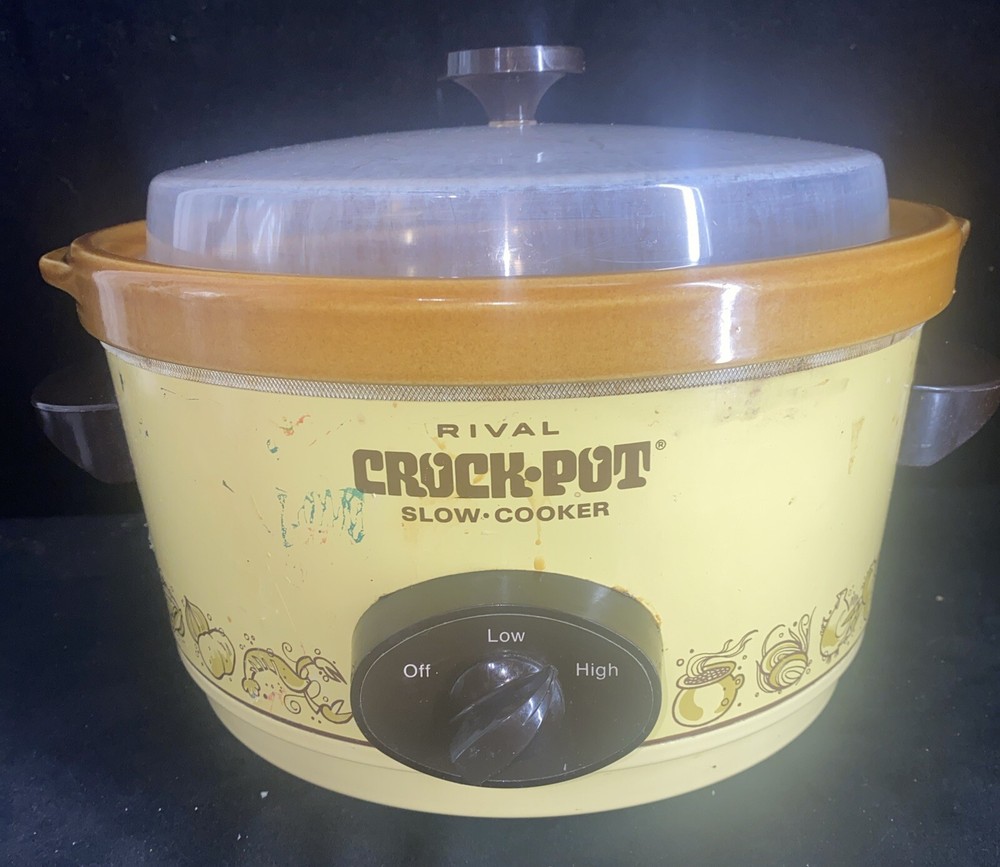 Rival 3350 5 Quart Slow Cooker with Removable Stoneware Insert