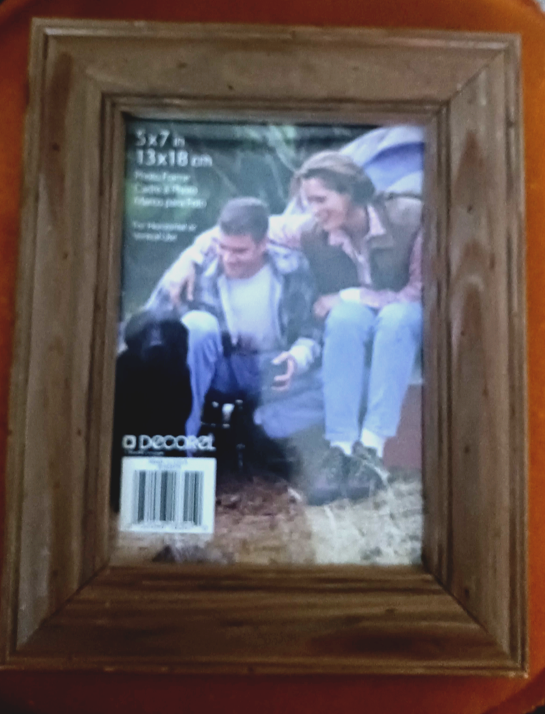 Vintage Distressed Wooden 9.5x7.5 Photo Frame with Glass
