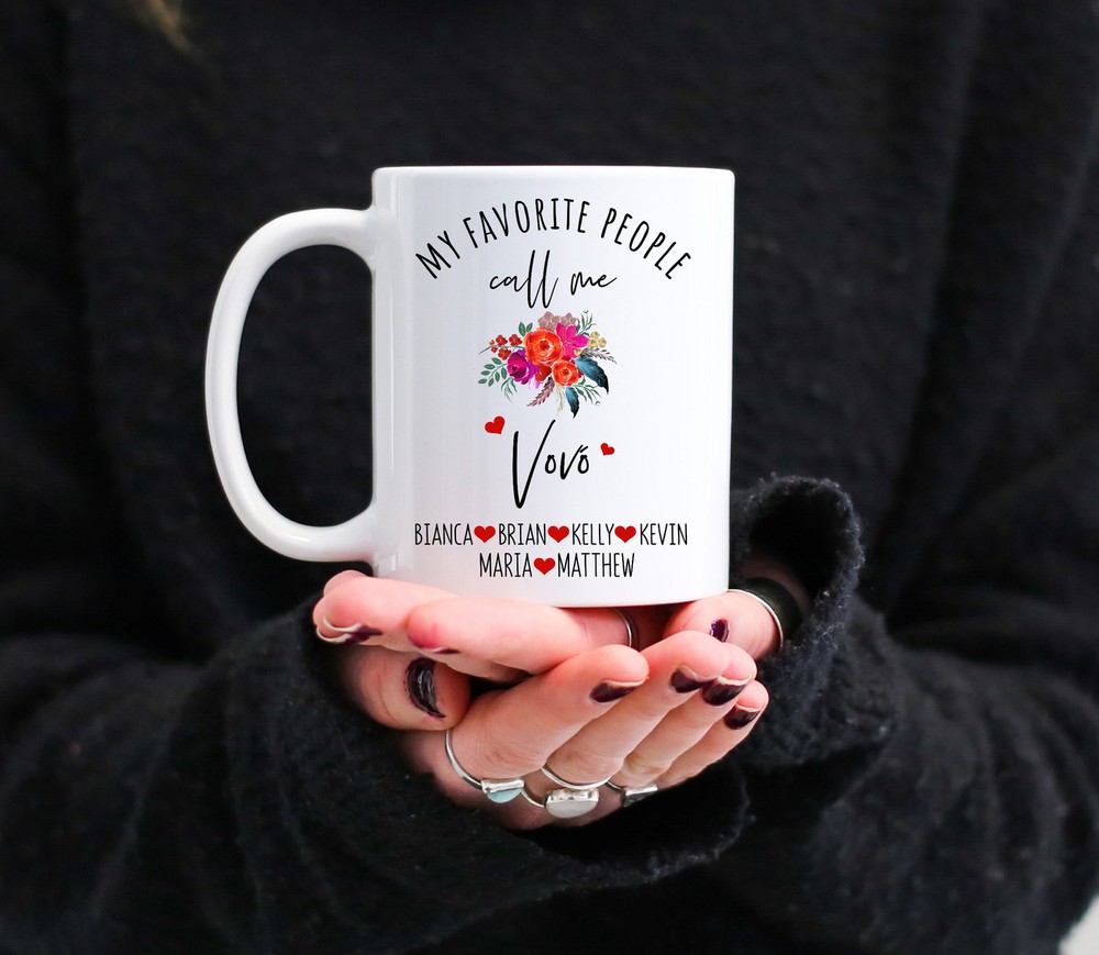 Taza de café Vovó personalizada Regalos Vovó personalizados Regalos para madre Vovó