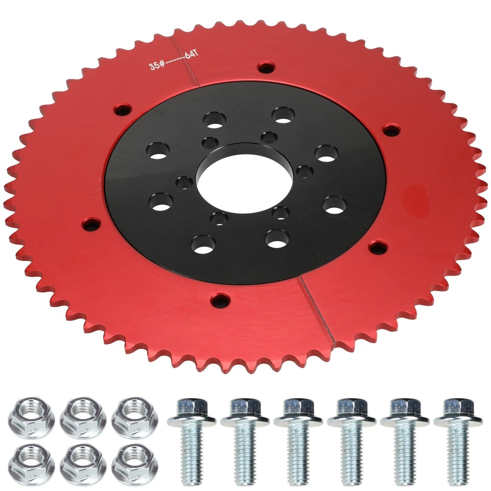 Universal Split Sprocket 35 Chain 64T Compatible with Mini Bike Predator 212 ...