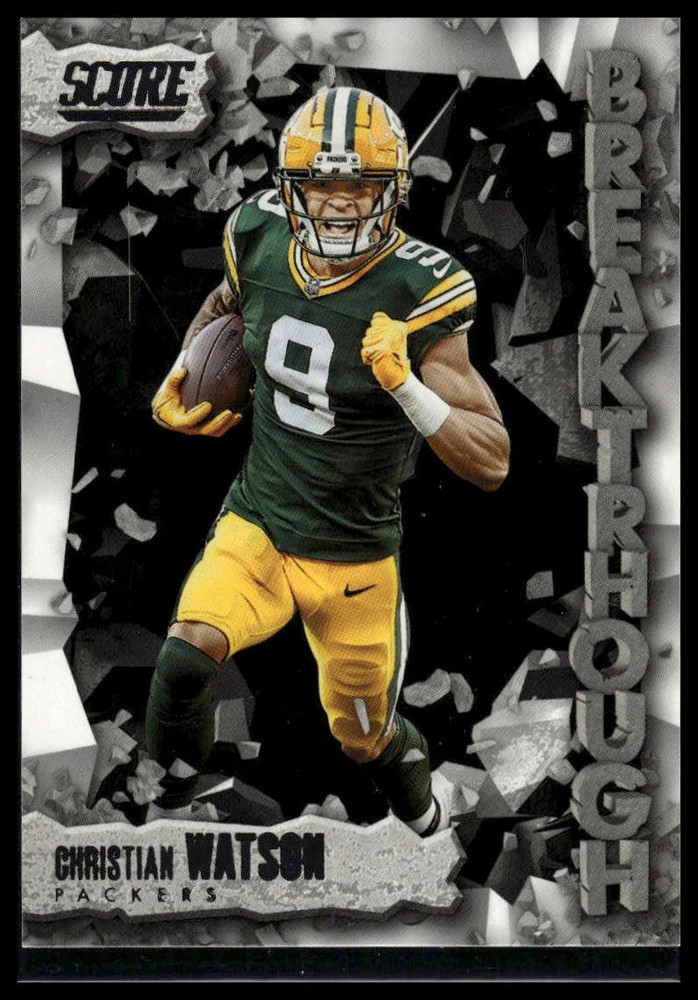 2023 Score Christian Watson Breakout Star Card #5