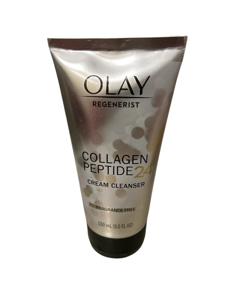OLAY REGENERIST Collagen Peptide 24 Cream Cleanser FRAGRANCE FREE 5.0oz tube