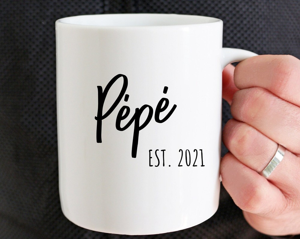 Personalized Pépé Gifts Pépé Coffee Mug Pépé Established Mug Best Pépé M