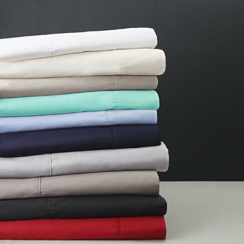 1000 TC OR 1200 TC Egyptian Cotton Select Bed Sheets Solid Colors King Size