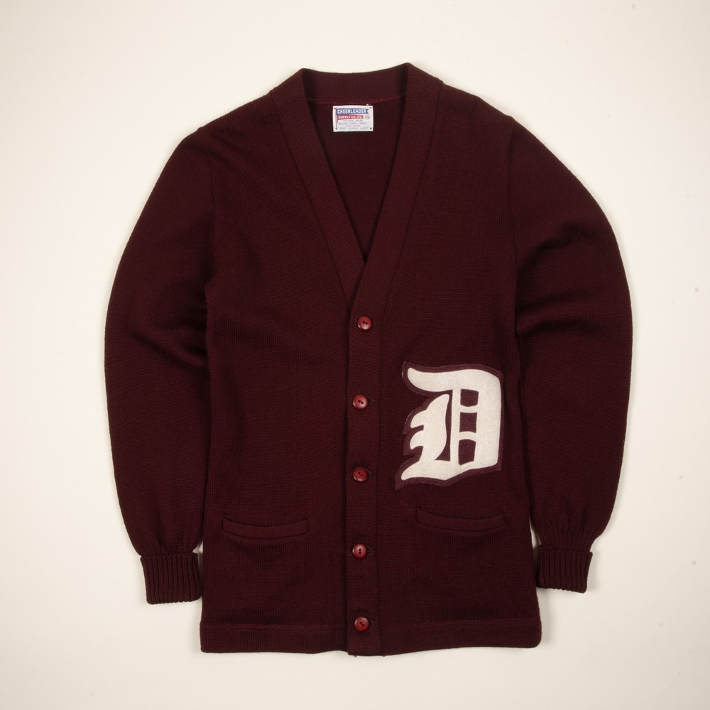 Vintage Letterman Cardigan Made In The USA Varsity Sweater W381