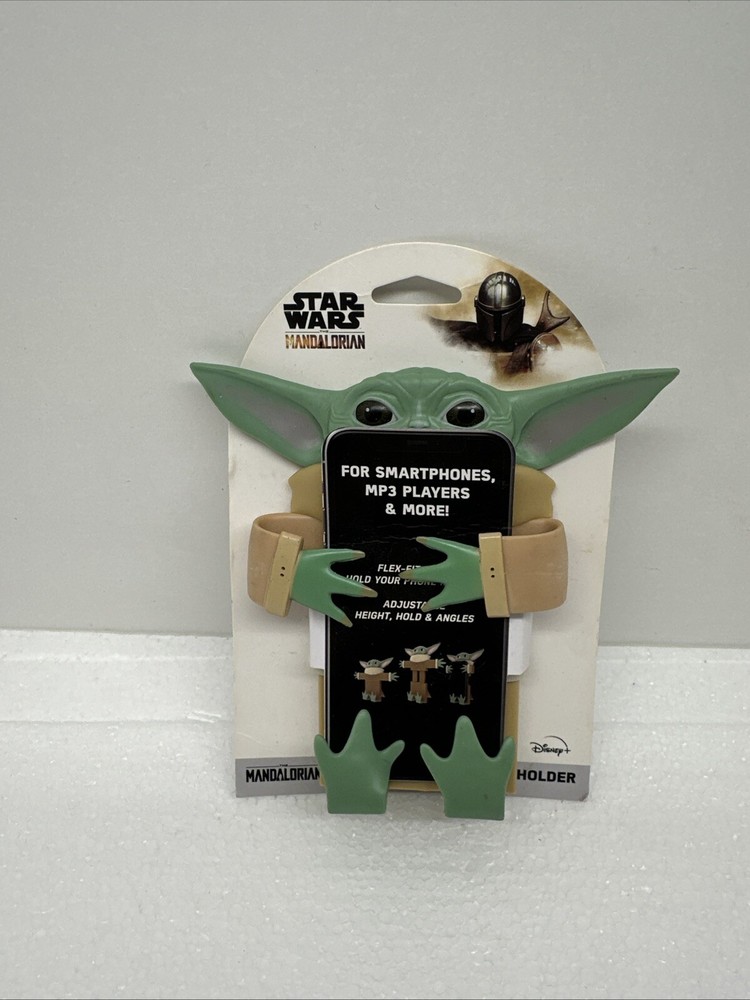 Baby Yoda Flexi Cell Phone Holder & Stand, Smart Phones,Mp3 Players & More. NEW