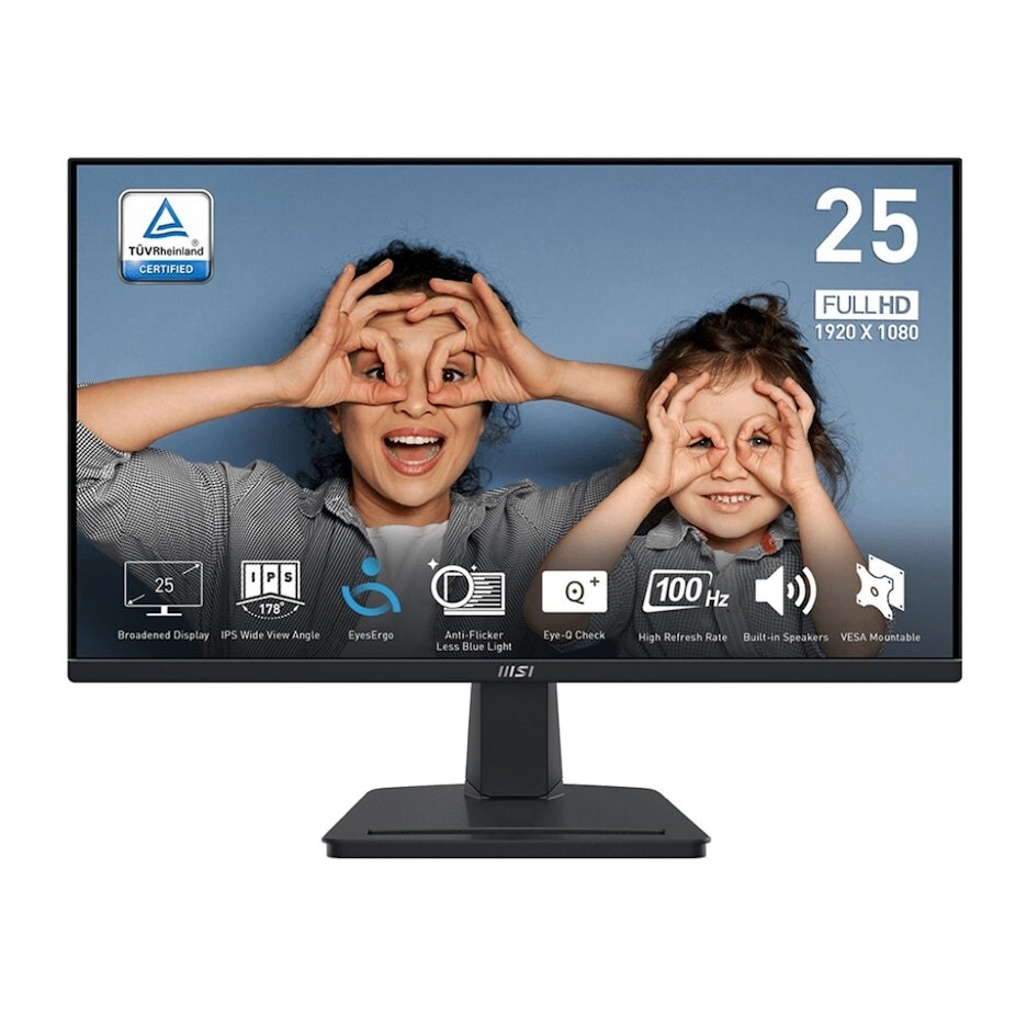MSI PRO MP251 24.5in FHD 100Hz Business Monitor with HDMI VGA