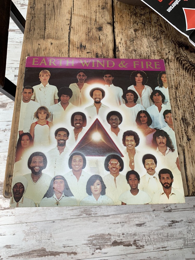 Earth Wind & Fire Faces 2x EX Vinyl GF LPs & Lyric Inners Plays Perfect 1st Funk