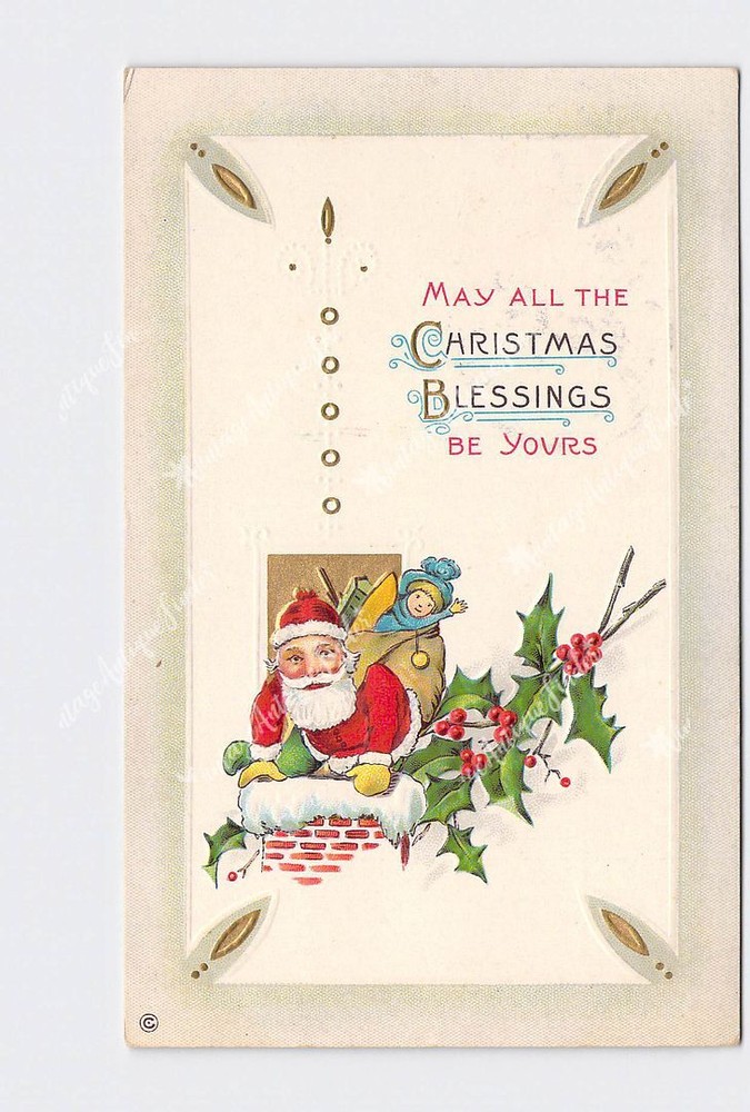 Holiday Postcard American Flag Rifle You Answered The Call To The Colors