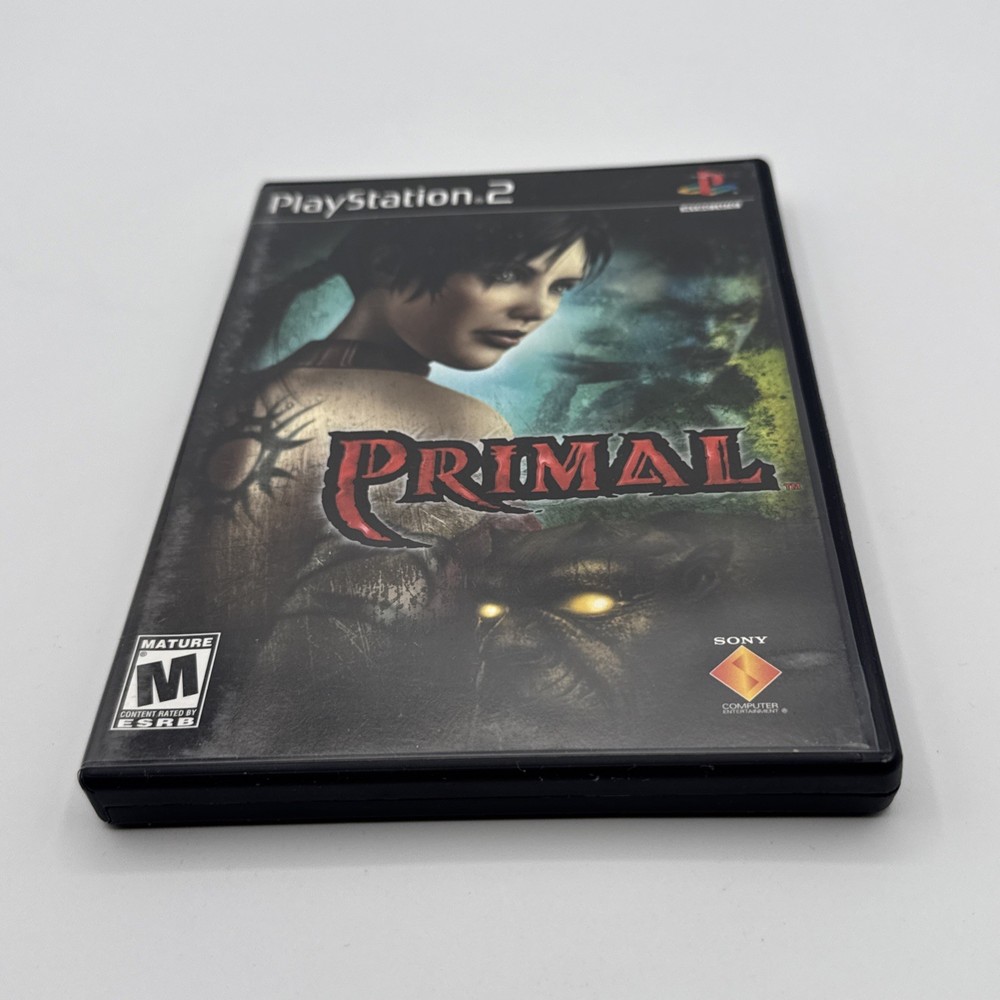 Primal (Sony PlayStation 2, 2003) PS2 Black Label CIB Tested