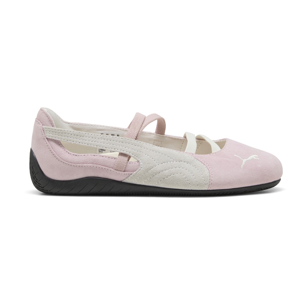 PUMA Speedcat Ballet Slip-On Flats for Women in Pink Suede Casual Shoes 40128701