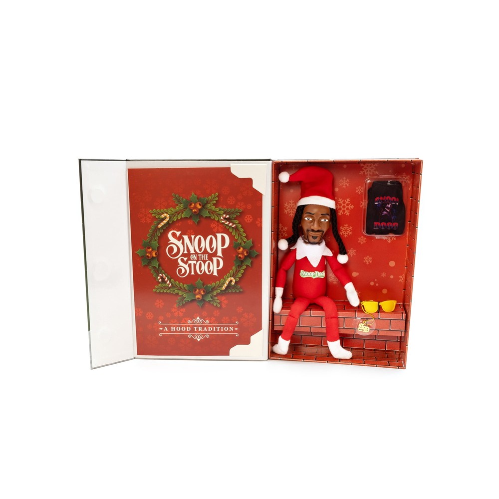Snoop Dogg Snoop on The Stoop 12” Christmas Red Plush Figurine