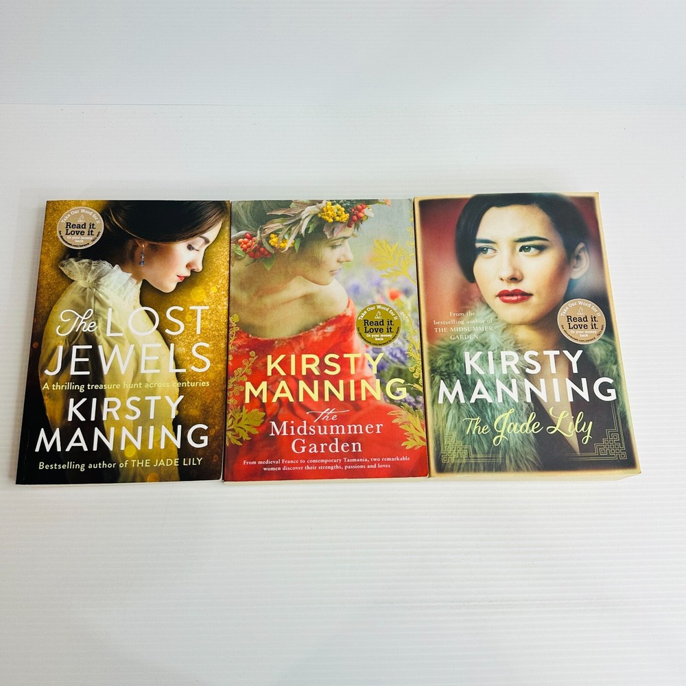 Kirsty Manning Paperback Book The Lost Jewels The Midsummer Garden Jade Lily