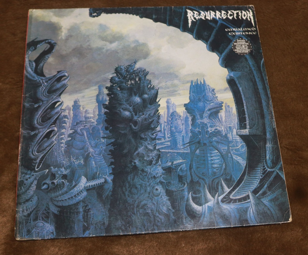 LP RESURRECTION Embalmed Existence 1993 First Pressing Insert HEAR