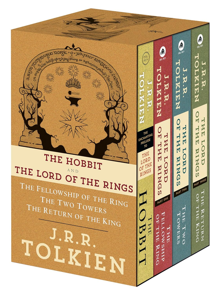 J.R.R. Tolkien 4-Book Boxed Set: the Hobbit and the Lord of the Rings : the Hob