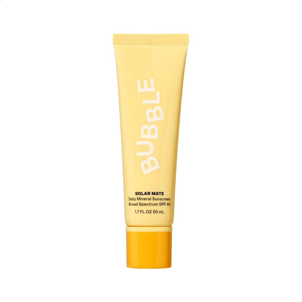 Bubble Skincare Solar Mate Mineral Sunscreen SPF 40 Broad Spectrum with Zinc Oxide