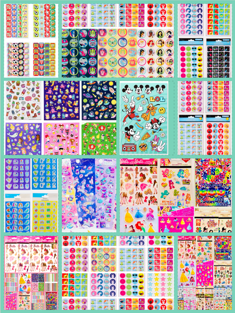 Kids Cartoon Stickers Bundle - 27+ All Themes & Seasons Pack for Teachers & Teens