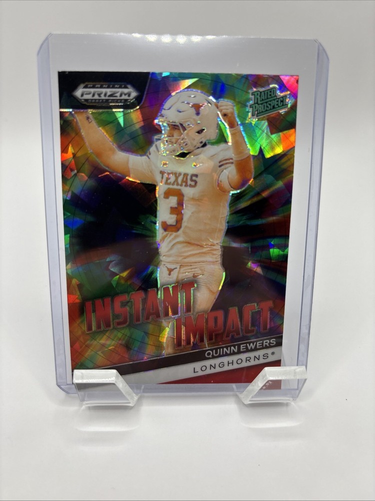 2024 Panini Prizm Draft Picks Instant Impact Quinn Ewers Rookie Card II-QE