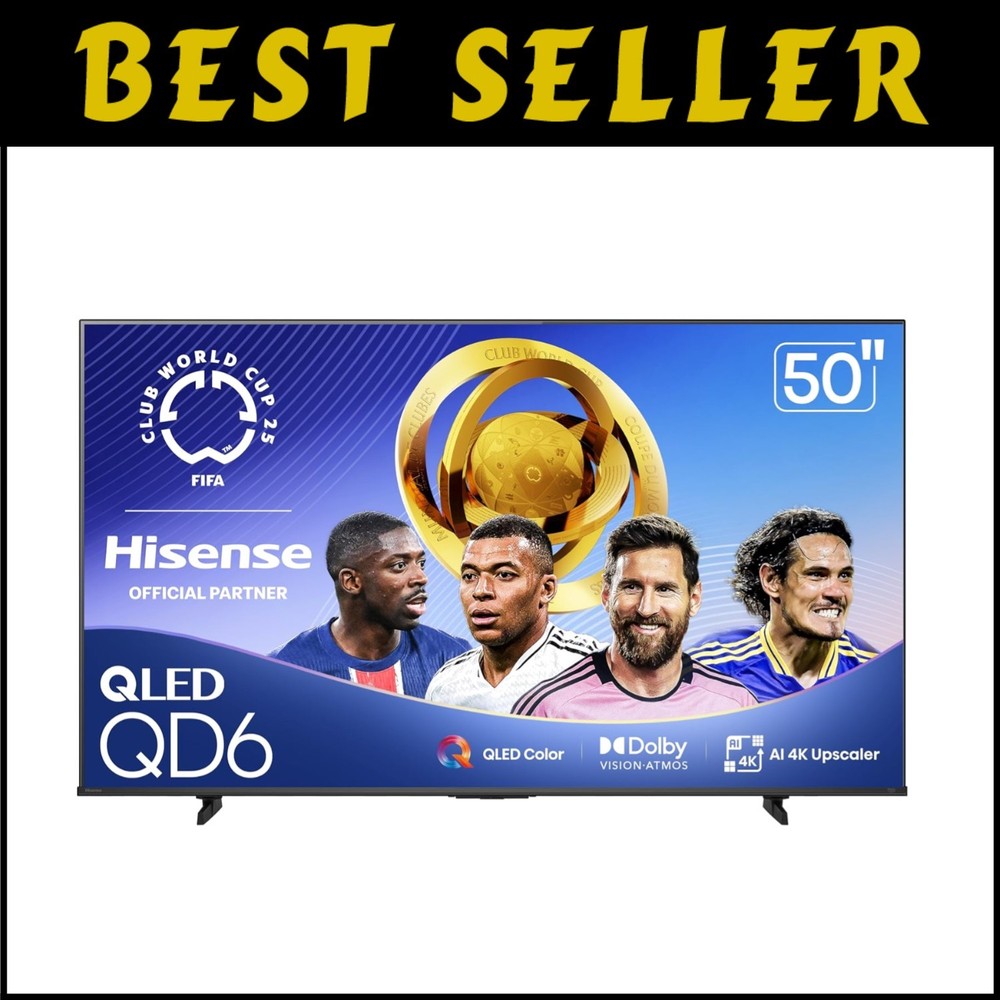 50-inch QD6 QLED 4K Smart Fire TV with Dolby Vision, Game Mode & Voice Remote