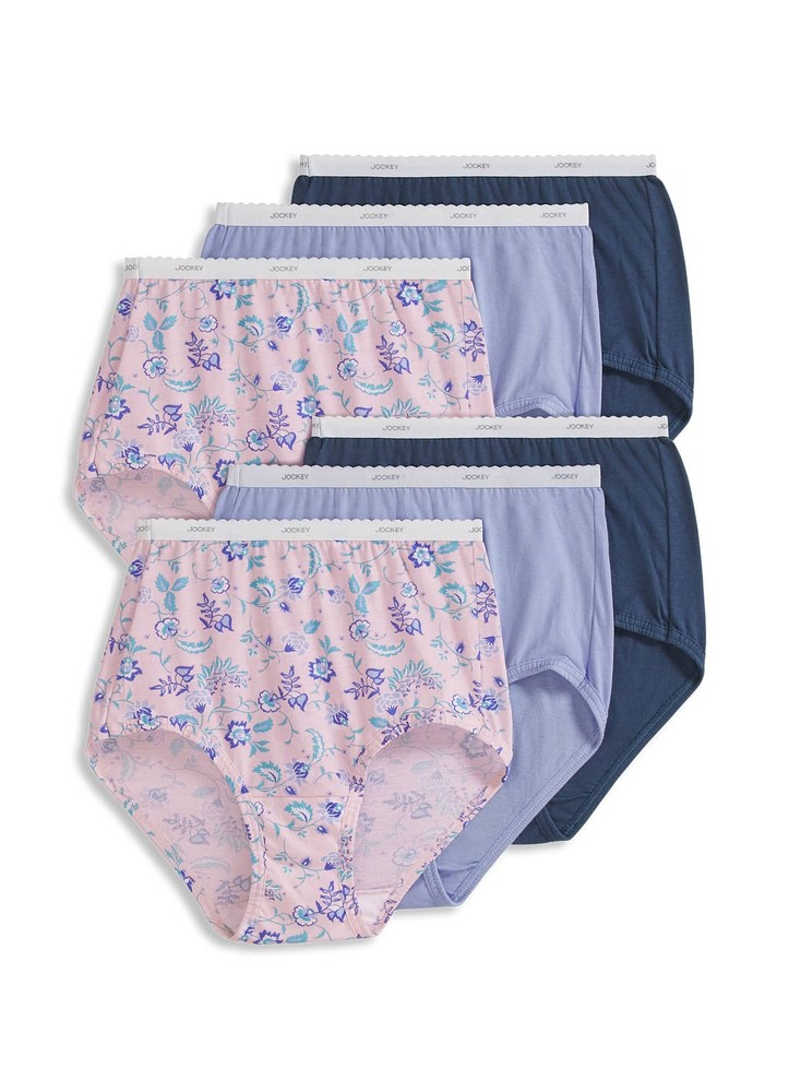 Jockey Women's Plus Size Classic Brief - 6 Pack