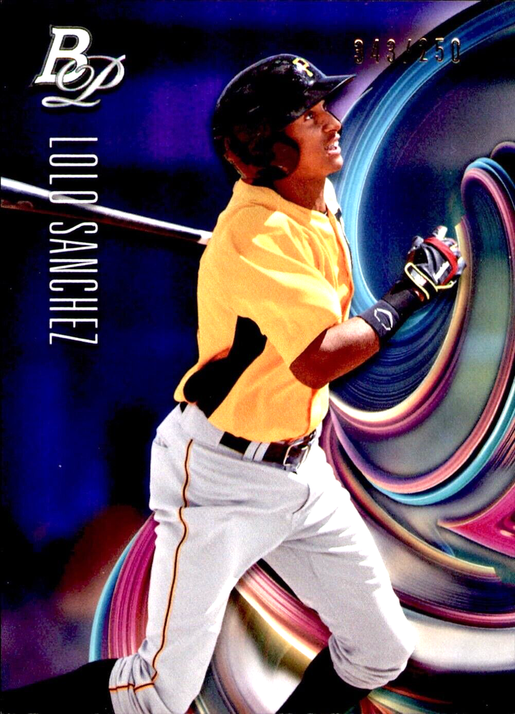 2018 Bowman Platinum Lolo Sanchez Purple #TOP-77 250 Limited Rookie Prospect Card