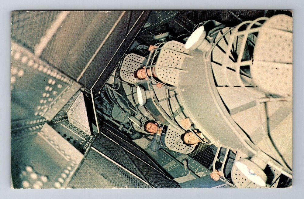 Vintage 1967 Liberty Island NY Spiral Staircase Statue Postcard