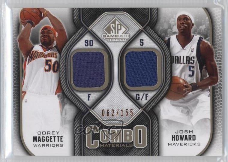 2009 SP Game Used Combo Materials Level 1 /155 Corey Maggette Josh Howard #CM-CJ