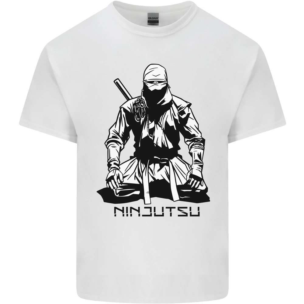 Ninjitsu A Ninja MMA Mixed Martial Arts Mens Cotton T-Shirt Tee Top