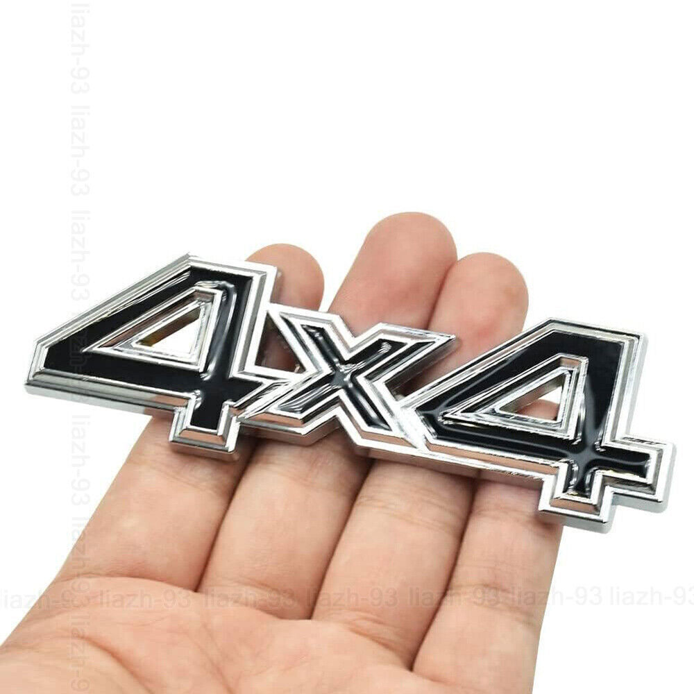 4x4 Logo Metal Emblem Badge Sticker Car Side Fender Rear Trunk Decor Accessories