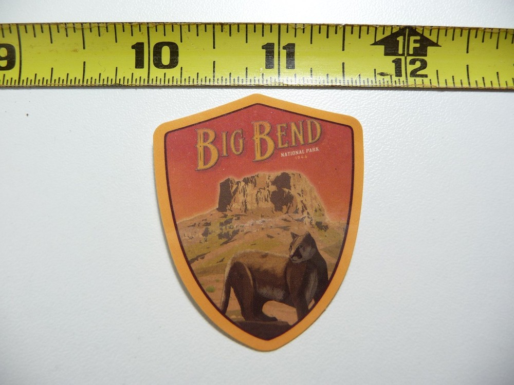 Big Bend National Park NPS glossy vacation sticker decal