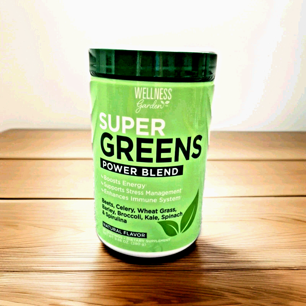 Super Greens Power Blend Natural Flavor by Wellness Garden  