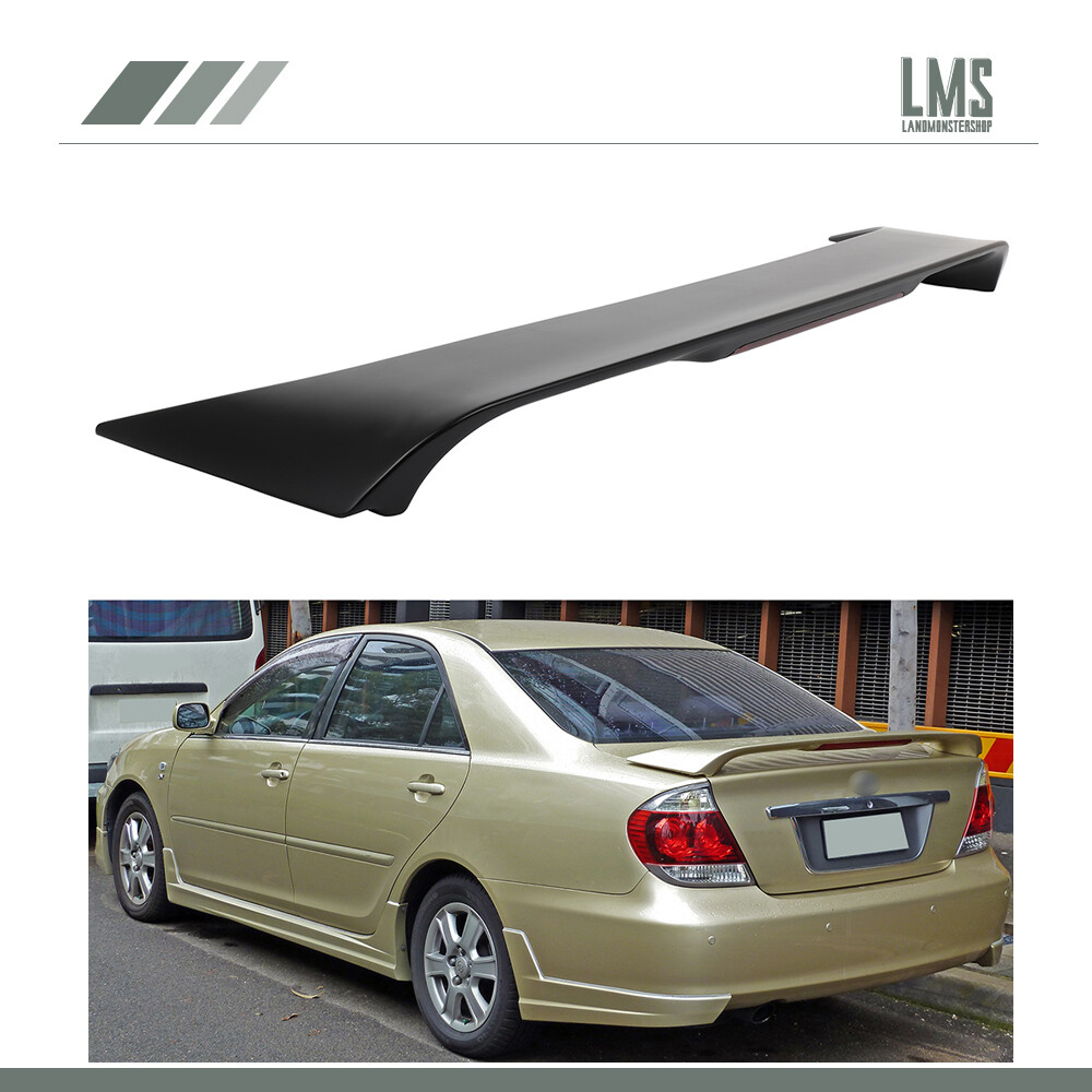 Matte Black LED Rear Spoiler with 3rd Brake Light for 2002-2006 Toyota Camry