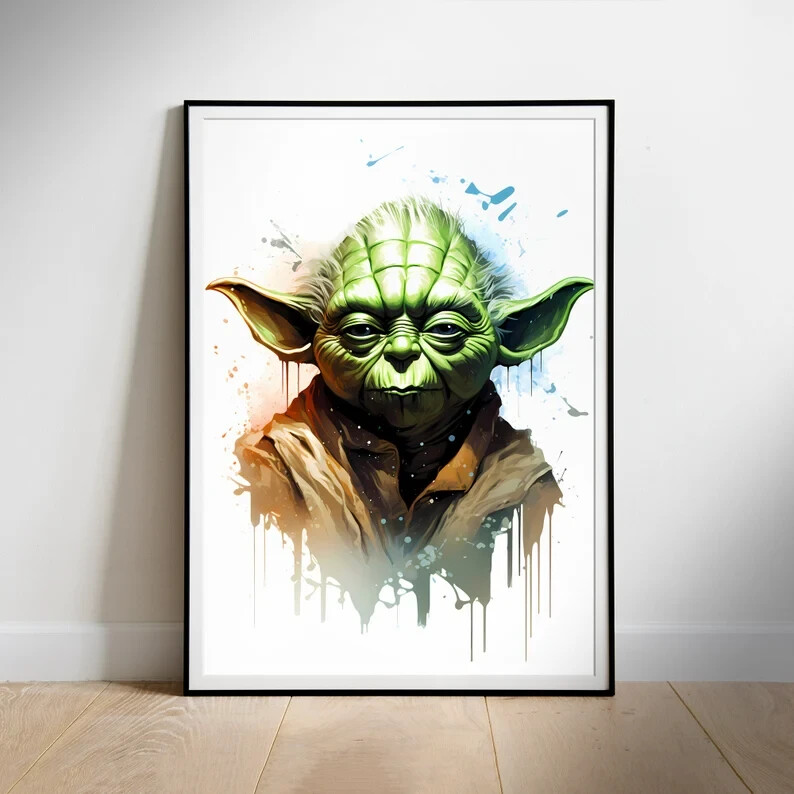 Star Wars Fan Art Movie Poster Printable Wall Art Decor