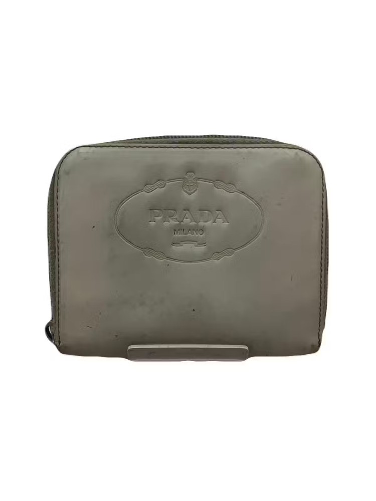 Prada Leather Ivory Wallet Pre-Owned E0516-19