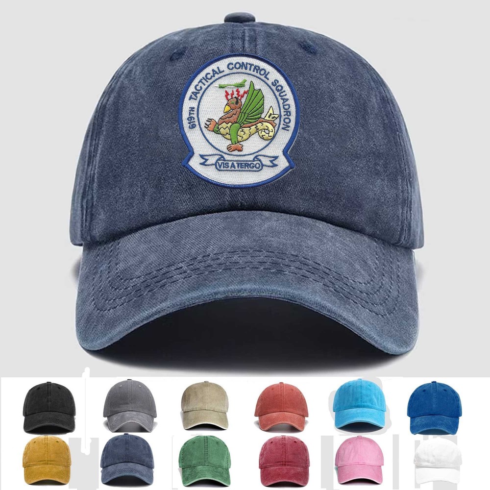 Custom Embroidered Hat 619th Tactical Control Squadron, Veteran Cap, Trucker Hat