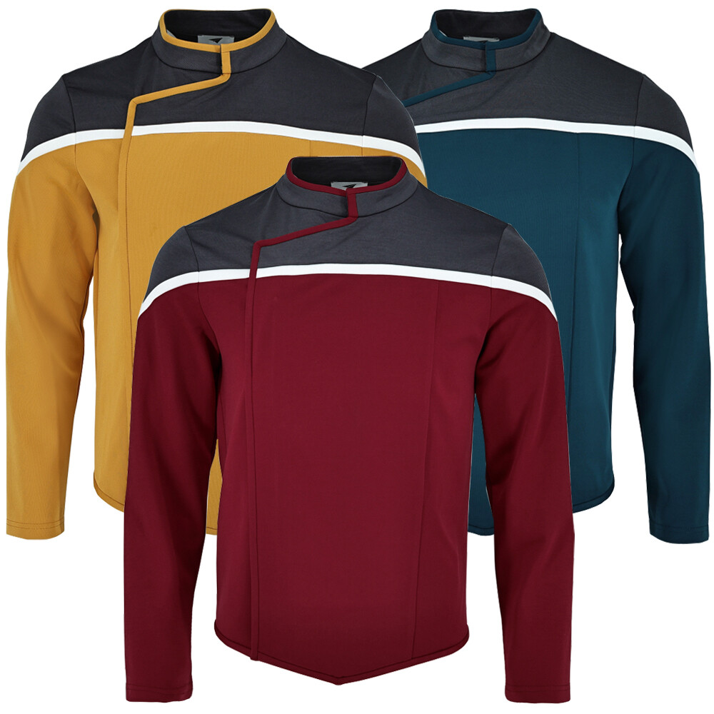 Strange New Worlds Lower Decks Boimler Red Uniform Starfleet Gold Blue Shirts